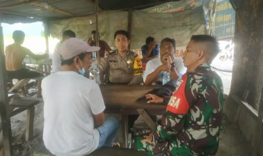 Babinsa Kota Tinggi Ajak  Masyarakat Ikut Partisipasi Sukseskan Pemilu