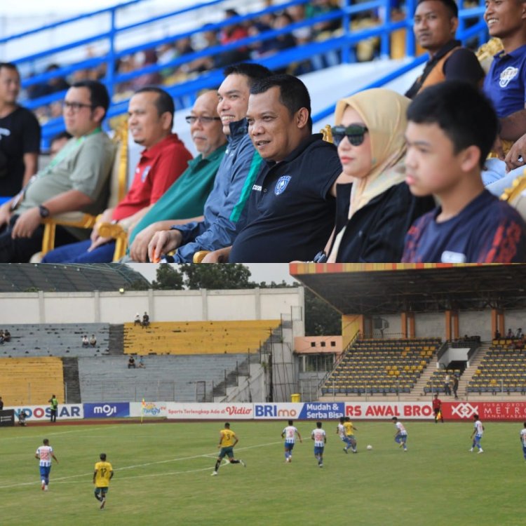 Berikan Semangat dan Dukungan Pada PSPS,Dandim 0301/Pekanbaru Hadir Langsung Ke stadion