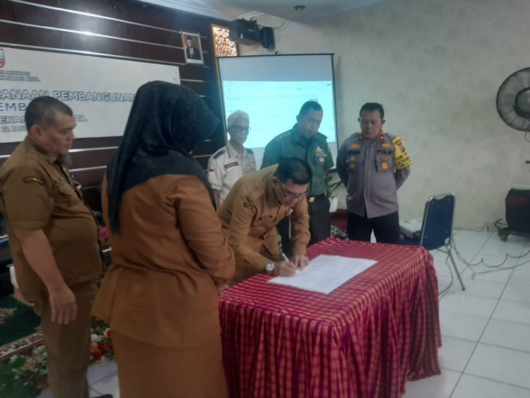 Danramil 02/Kota Hadiri Musrenbang Kecamatan Pekanbaru Kota Tahun 2024
