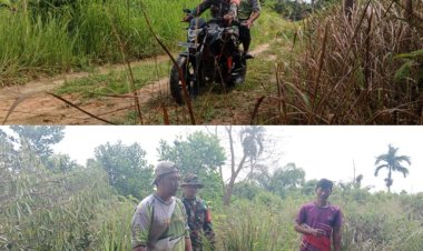 Babinsa Kodim 0301/Pbr Himbau Masyarakat Agar Antisipasi Karlahut