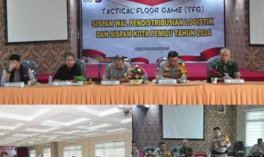 Wakili Dandim 0301/Pbr, Pasipers Hadiri TFG Pengamanan Pengawalan Kotak Suara Pemilu 2024