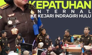 Asisten Pengawasan Kejaksaan Tinggi Riau Melakukan Inspeksi Umum dan Khusus di Kejaksaan Negeri Inderagiri Hulu