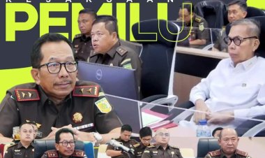 Kepala Kejaksaan Tinggi Riau mengikuti Rapat Koordinasi & Simulasi Kesiapan Posko Pemilu Kejaksaan saat Perhitungan Suara Pemilu Tahun 2024