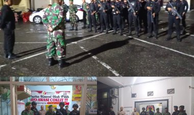 Ciptakan Kondisi Aman Pasca Pencoblosan,Kodim 0301/Kota Laksanakan Patroli Gabungan