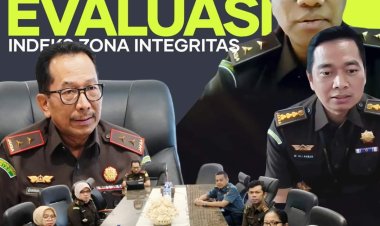 Kepala Kejaksaan Tinggi Riau mengikuti Sosialisasi Pengisian Lembar Kerja Evaluasi (LKE) Indeks Zona Integritas (ZI) menggunakan Aplikasi