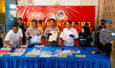 Jaringan Narkoba AntarProvinsi Diringkus Jajaran Polresta Bandar Lampung