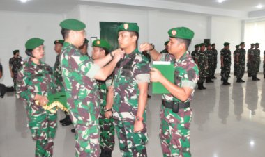 Dandim 0301/Pbr Pimpin Sertijab dan Laporan Korp Masuk Satuan