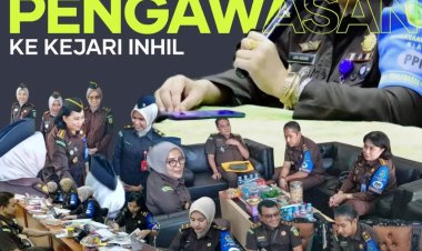 Aswad Kejati Riau Melakukan Inspeksi Umum dan Khusus di Kejaksaan Negeri Inderagiri Hilir 