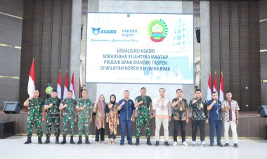 Personel Kodim 0301/Pbr Ikuti Sosialisasi PT Asabri dan Bank Mandiri Taspen