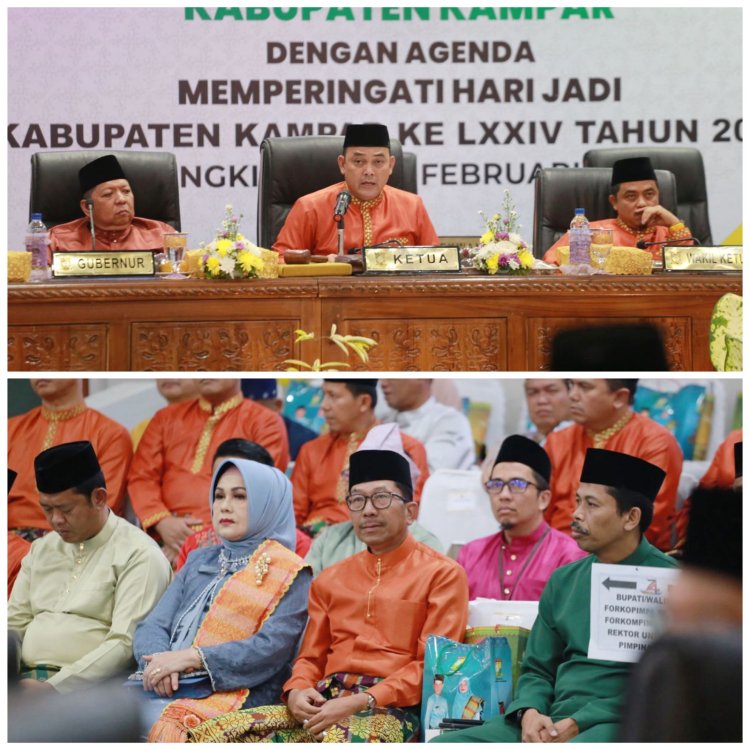 Kepala Kejaksaan Tinggi Riau Hadiri Rapat Paripurna Istimewa DPRD Kabupaten Kampar 