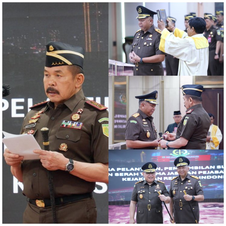 Pelantikan Kepala Kejaksaan Tinggi DKI Jakarta dan Bali, Jaksa Agung ST Burhanuddin: "Netralitas ASN Kejaksaan Adalah Harga Mati!"