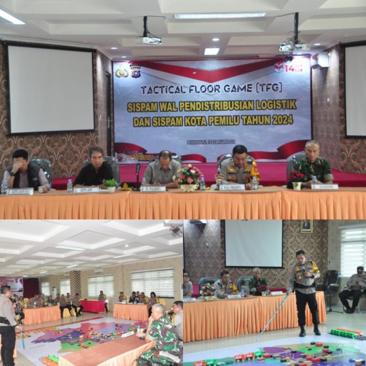 Wakili Dandim 0301/Pbr, Pasipers Hadiri TFG Pengamanan Pengawalan Kotak Suara Pemilu 2024