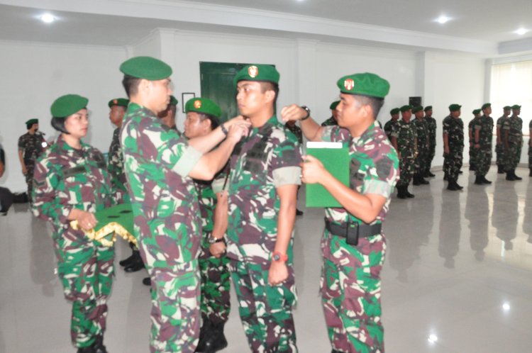 Dandim 0301/Pbr Pimpin Sertijab dan Laporan Korp Masuk Satuan