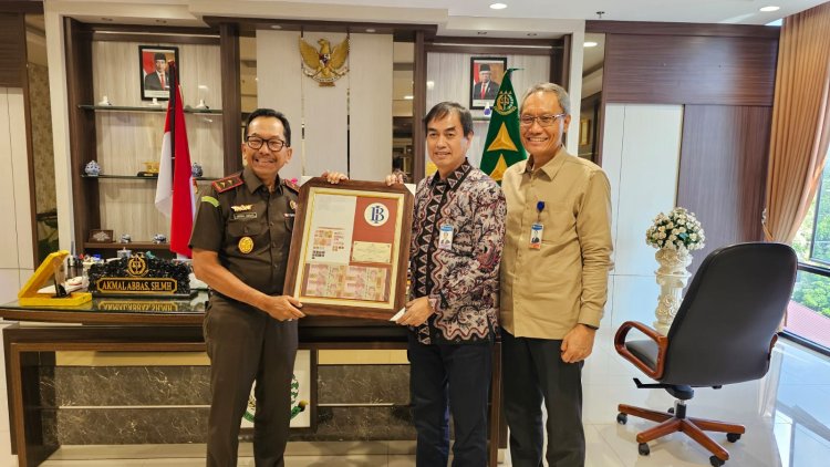 Kepala Kejaksaan Tinggi Riau Terima Kunjungan Kerja Sekaligus Silaturahmi Pejabat Perwakilan Bank Indonesia Provinsi Riau