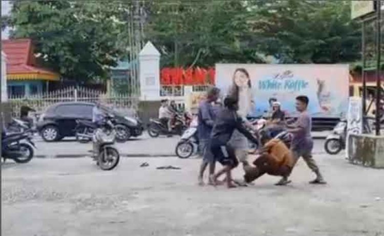 Perkelahian Remaja, Abang dan Ayah Ikutan Keroyok Pelajar 14 Tahun di Pelanbaru