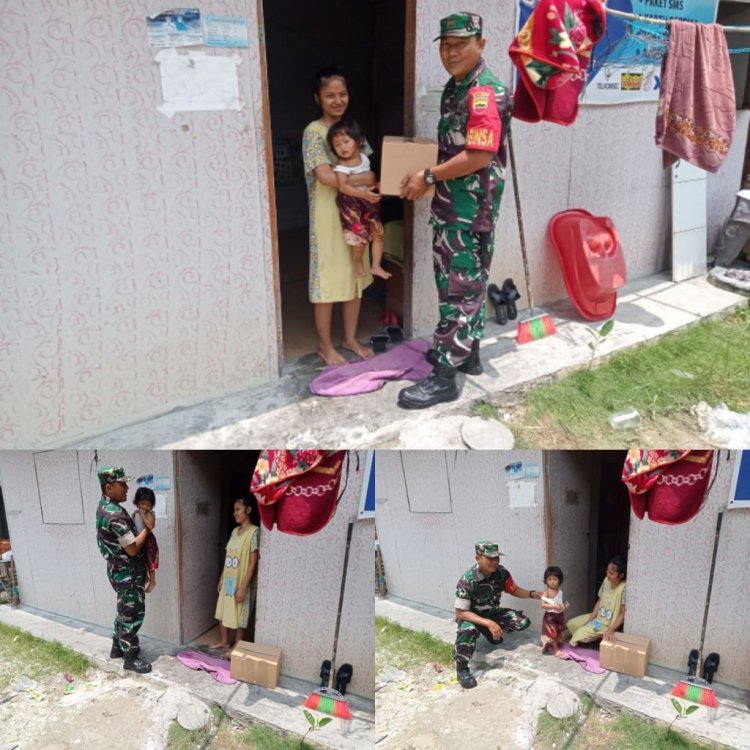 Tekan angka Stunting,Babinsa Kodim 0301/Pbr Terus Monitoring Pasien Binaan