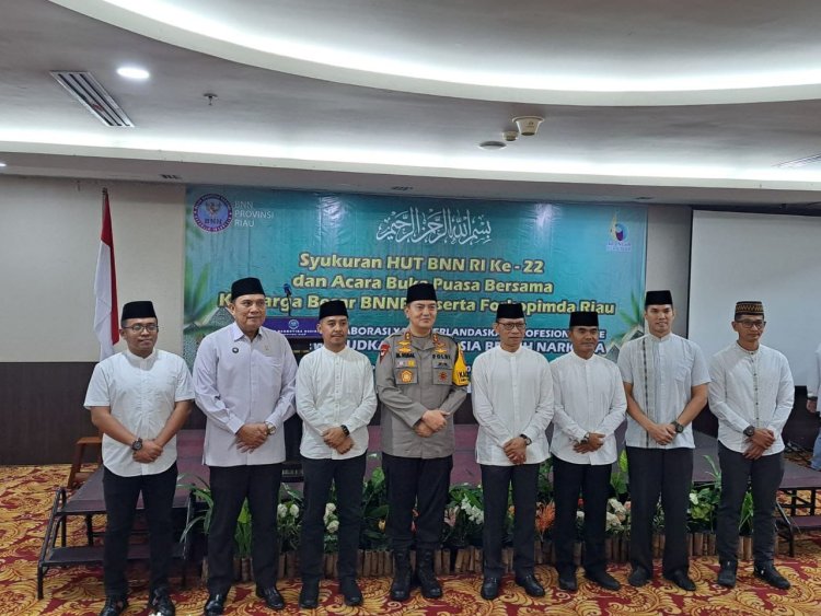 Dandim 0301/Pbr Hadiri Syukuran HUT ke- 22 BNN RI