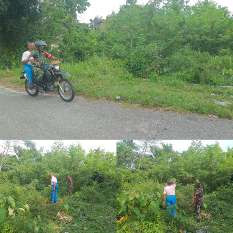 Babinsa Kodim 0301/Pbr Sosialisasi Pencegahan Bencana Alam dan Non Alam