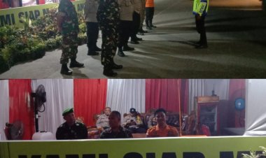 Personil Kodim 0301/Pbr ikut Laksanakan Pam Gabungan Guna Ciptakan Suasana Kondusif