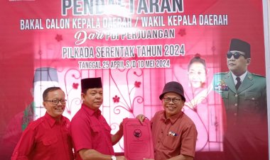 Mendaftar Sebagai Balon Gubri Riau, Brigjend TNI Edy Natar Nasution Siap Bergabung Bersama Partai PDI-Perjuangan