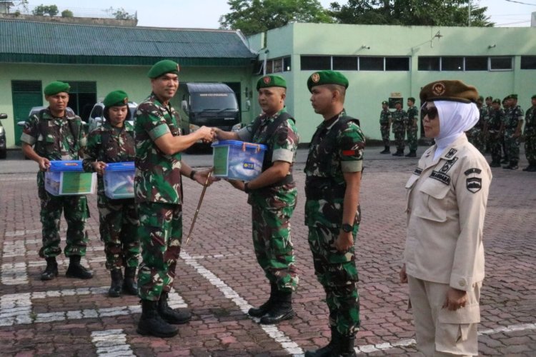Dandim 0301/Pbr Pimpin Apel Pemberangkatan Cuti Hari Raya Idul Fitri 1445 H.