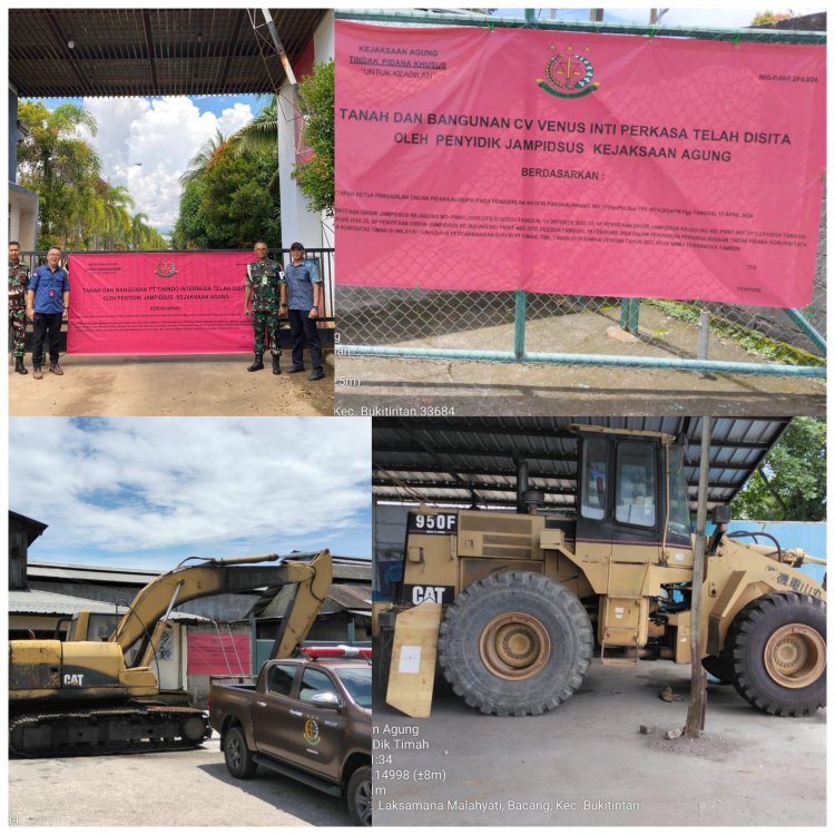 Perkara Komoditi Timah: Tim Penyidik Melakukan Penggeledahan dan Penyitaan Terhadap Beberapa Smelter dan Alat Berat