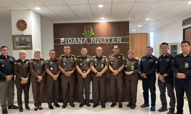 Kajati Riau Menerima Kunjungan TIM Direktorat Penindakan JAMPIDMIL Kejaksaan RI