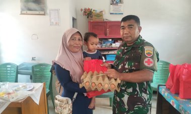 Satgas TMMD Ajak Warga Meranti Pandak Cegah Penyebaran Stunting