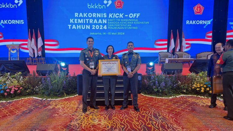 Kodim 0301/Pbr Memperoleh Penghargaan Bangga Kencana Dari BKKBN