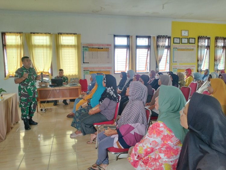 Satgas TMMD Ke-120 Kodim Berikan Penyuluhan Bahaya Hipertensi Pada Masyarakat