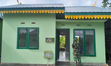 Jelang Penutupan TMMD 120, Renovasi RTLH Warga Meranti Pandak Hampir Rampung