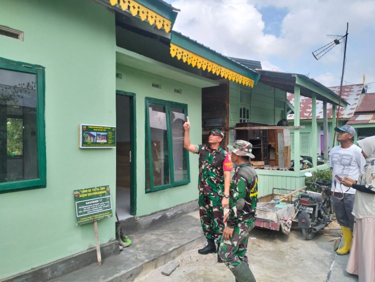 Ditinjau Dansatgas, Program RTLH TMMD ke 120 Capai Tahap Finishing 