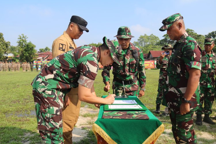 Kasrem 031/WB Resmi Tutup TMMD ke -120 Kodim 0301/Pbr