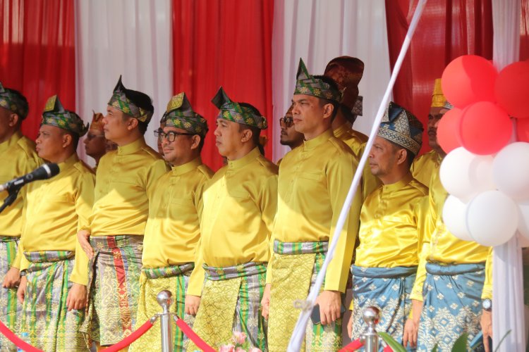 Dandim 0301/Pbr Ikuti dan Hadiri Upacara Peringati Hari Jadi Kota Pekanbaru ke 240