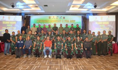 Dandim 0301/Pbr Hadiri Rakor Pra Anew PKS SSK Migas Dengan TNI AD di Wilayah Sumatera Utara