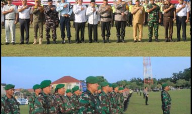 Kodim 0301/Pbr Ikuti Apel Gelar Pasukan Operasi Patuh Lancang Kuning 2024