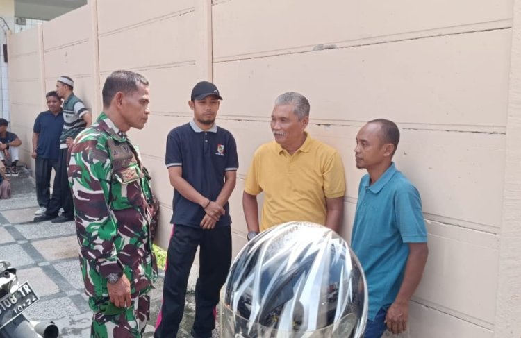 Antisipasi Pencurian,Babinsa Kodim 0301/Pbr lakukan Komsos Bersama Warga Binaan