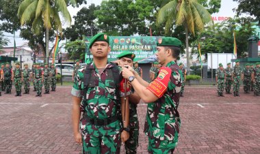 Komitmen Ikut Sukseskan Pengamanan Pilkada 2024,Kodim 0301/Pbr Laksanakan Apel Gelar Pasukan