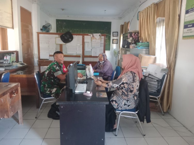 Babinsa Kodim 0301/ Pbr Laksanakan Komsos Guna Perkuat Sinergitas