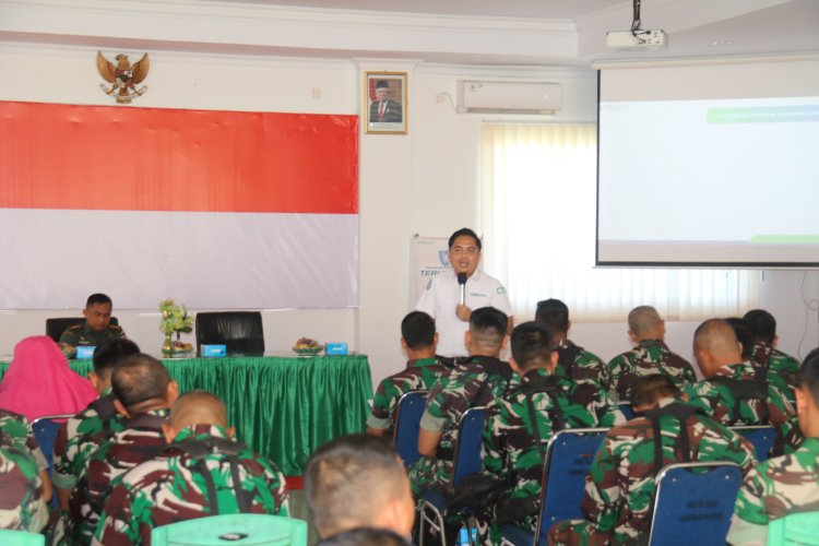 Kodim 0301/Pbr Terima Tim BPJS Kesehatan Dalam Rangka Sosialisasi JKN