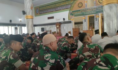 Kasdim Wakili Dandim Hadiri Peringatan Maulid Nabi Muhammad Saw 1446 H