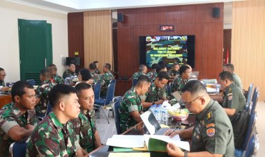 Kodim 0301/Pbr Menerima Kunjungan Tim Audit Kinerja Itjenad