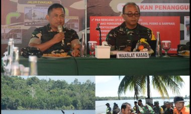 Kasdim 0301 Pekanbaru Pimpin Latihan Simulasi Sistem Blok Penanggulangan Bencana Alam