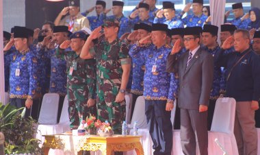 Peringatan Hari Sumpah Pemuda Ke -96 di Pemko Pekanbaru di Hadiri Dandim 0301/Pbr
