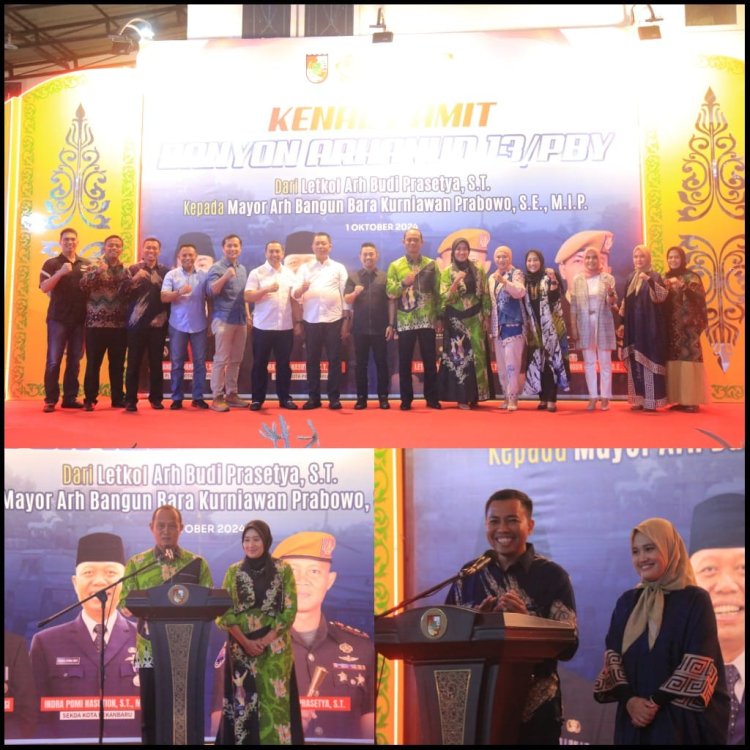 Dandim 0301/Pbr Hadiri Kenal Pamit Danyon Arhanud 13/PBY