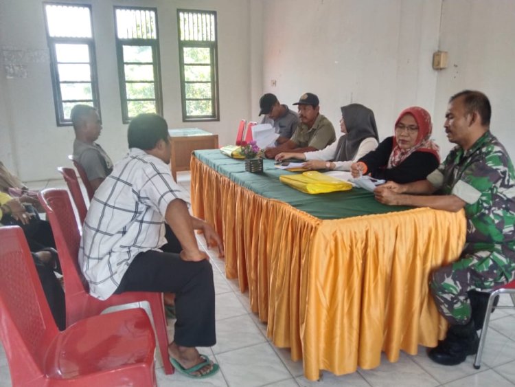 Babinsa Kodim 0301/Pbr Hadiri Finalisasi Pemetaan TPS Dan PDTB Pilkada Serentak 2024