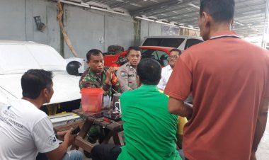 Babinsa Kodim 0301/Pbr Ingatkan Pelaku Usaha Jaga Keharmonisan Dengan Masyarakat Sekitar