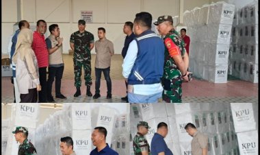 Dandim 0301/Pbr dan Forkopimda Tinjau Gudang Logistik KPU untuk Pastikan Keamanan Pasca Pilkada
