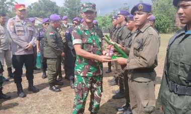 Penutupan Diklat Menwa Riau XXXVIII, Danramil 01/Rumbai Sampaikan Harapan Besar