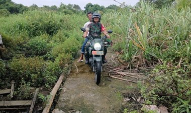 Babinsa Kodim 0301/Pbr Sosialisasi Potensi dan Bahaya Karhutla Pada Warga Binaan